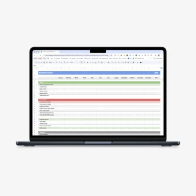 Profit & Loss Worksheet